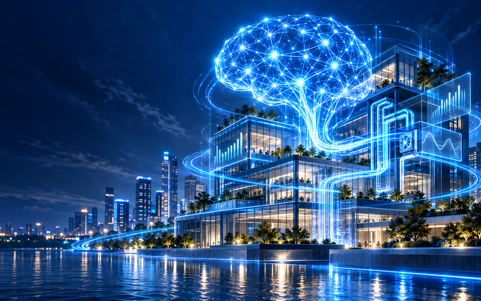 Water AI — sieć neuronowa nad inteligentnym budynkiem